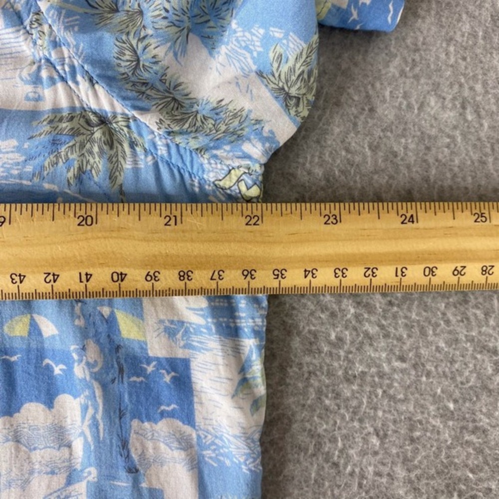 AllSaints Shirt Mens L Sayonara Short Sleeve Camp All Over Print - Picture 9 of 11
